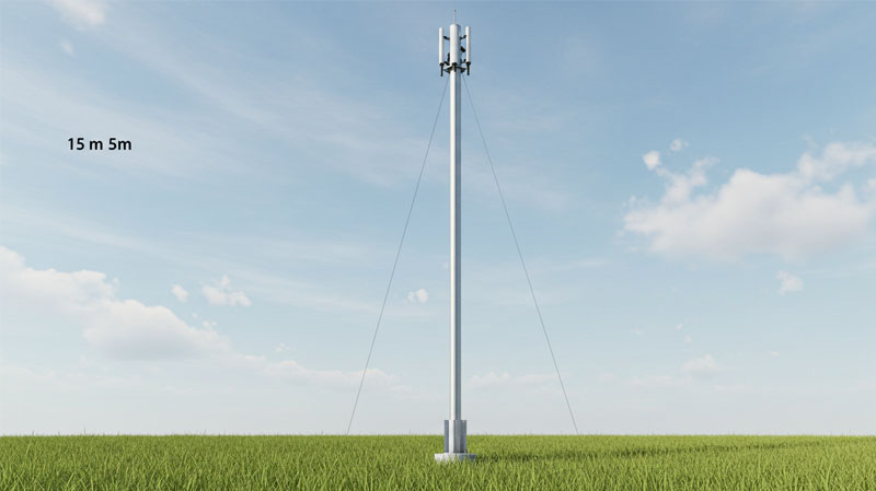 15m Monopole Tower Manufacturer