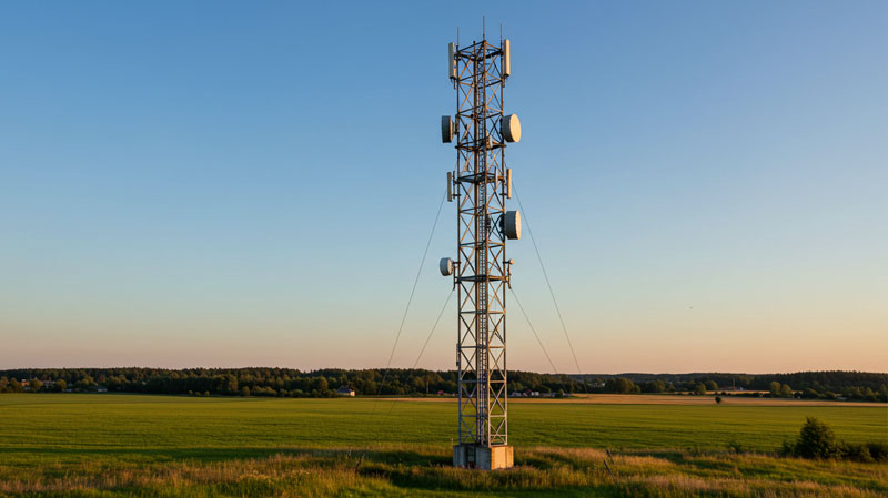 40m Monopole Communication Tower Manufacturer