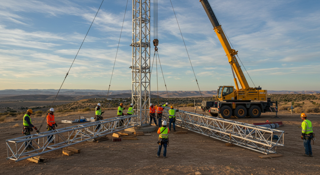 Monopole Tower Installation Service