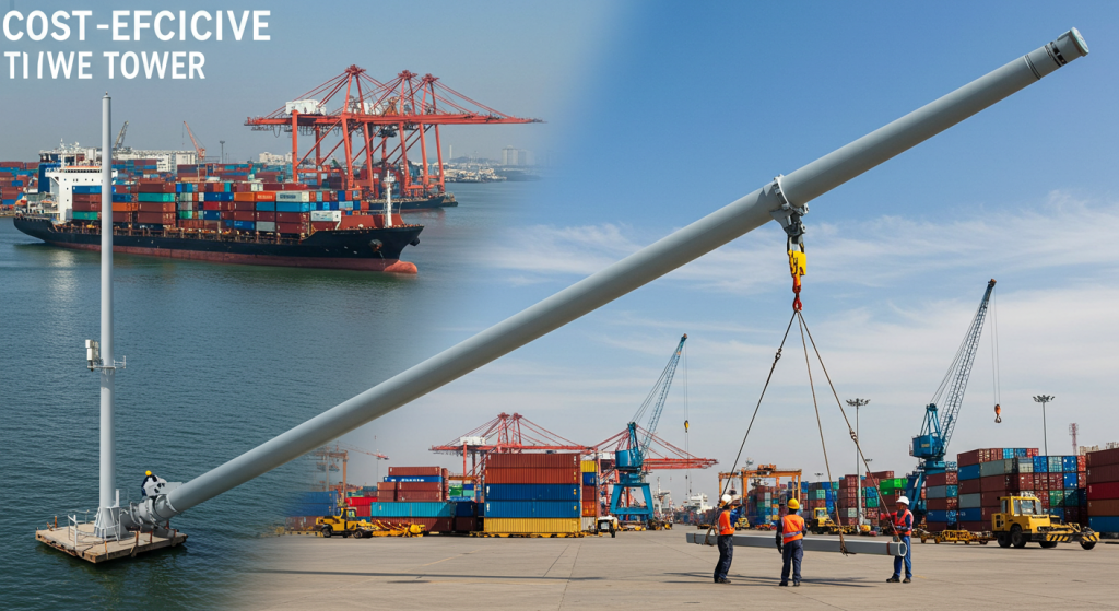 affordable monopole tower China export
