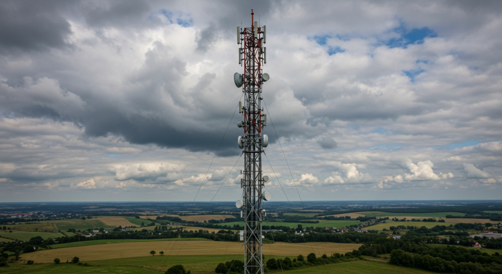 monopole tower for telecom companies