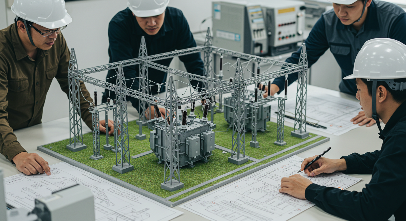 110kV substation framework supplier with design service