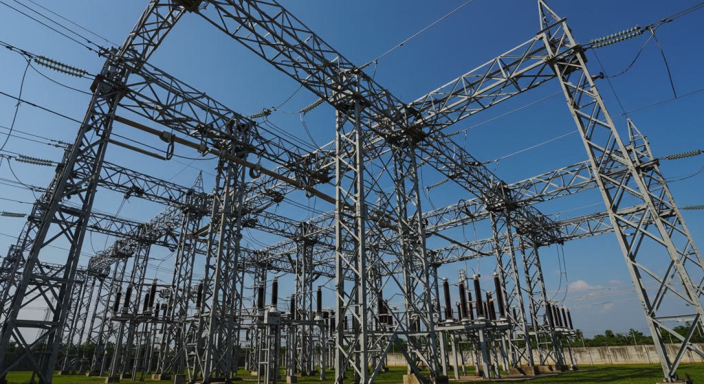 220kV Substation Steel Framework