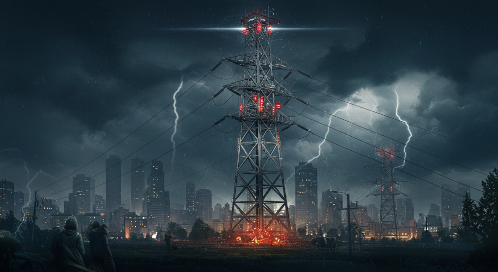 seismic-resistant transmission tower