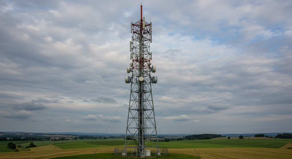 self-supporting communication tower