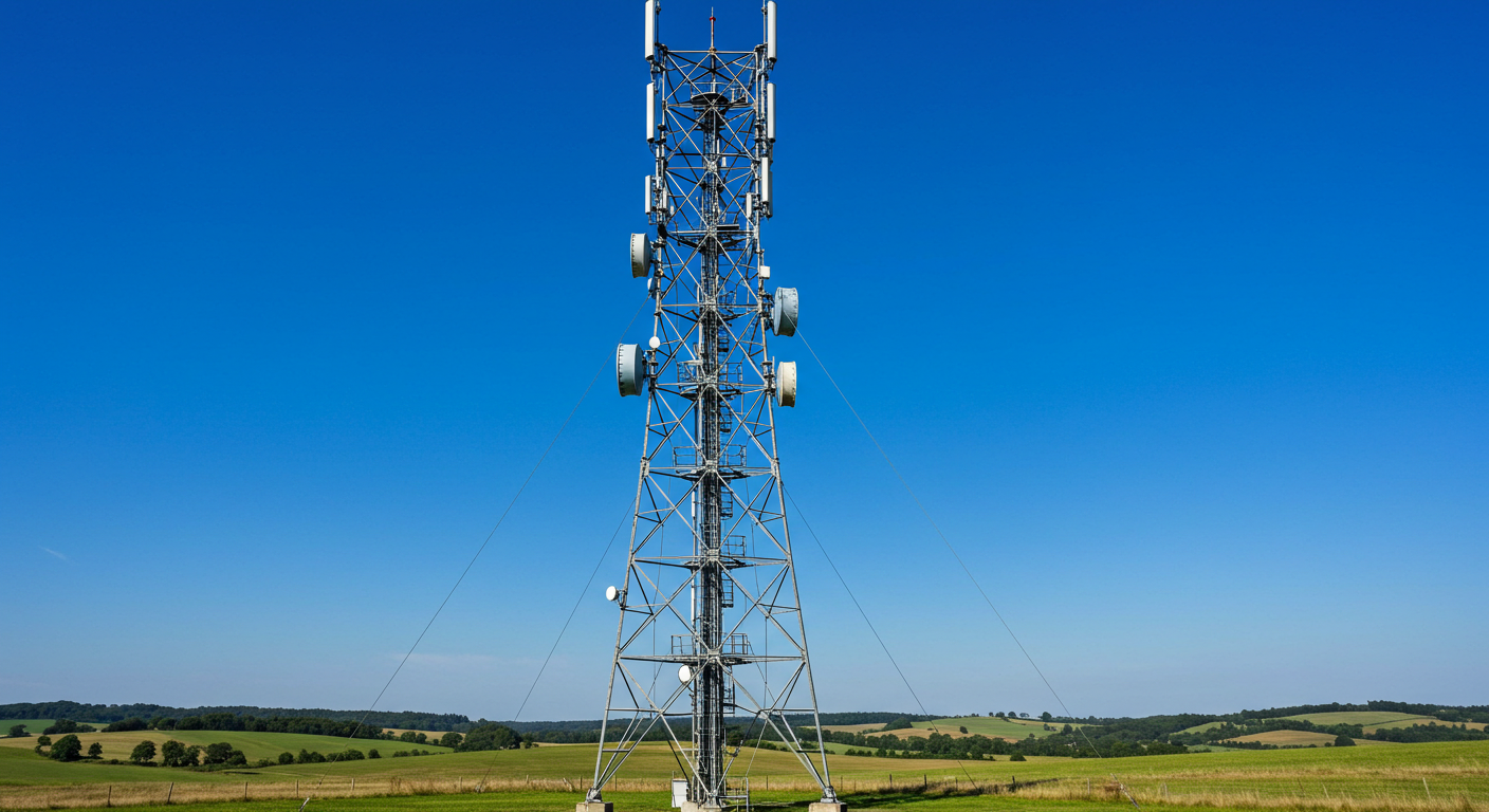 self-supporting communication tower