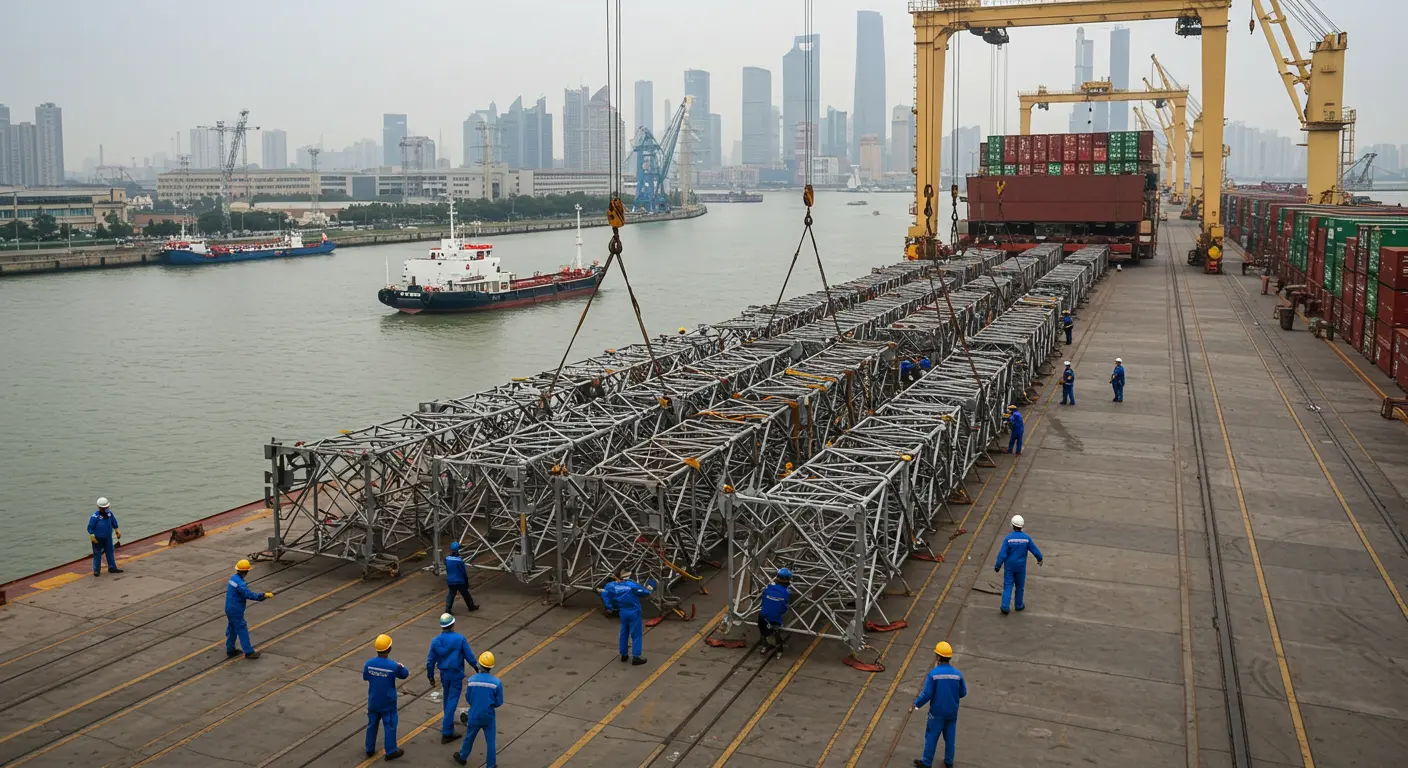 Chinese power tower exporter to Europe