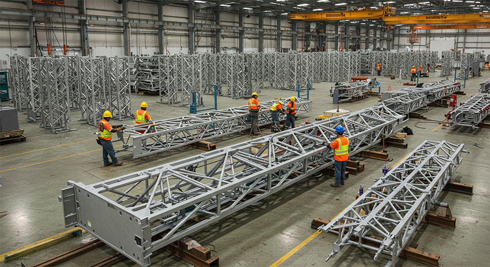 Communication Tower Manufacturing in China