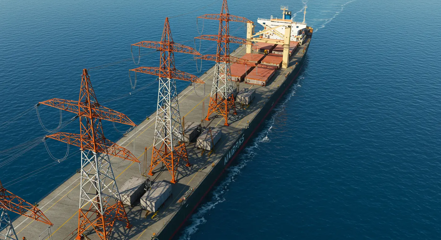 export 132 kV transmission towers to Europe