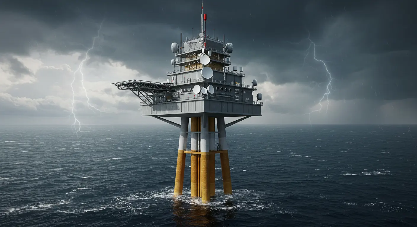 offshore communication tower design Europe