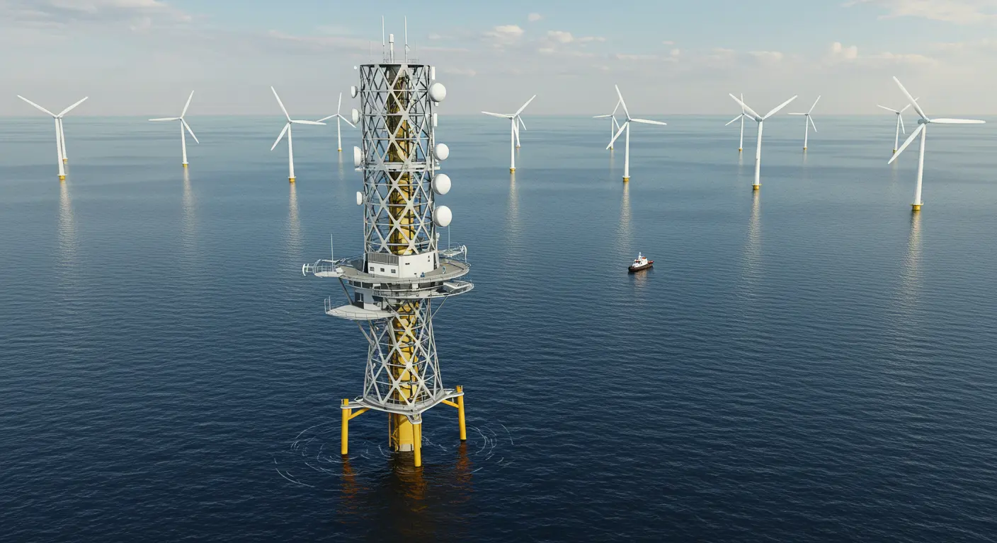 offshore communication tower design Europe