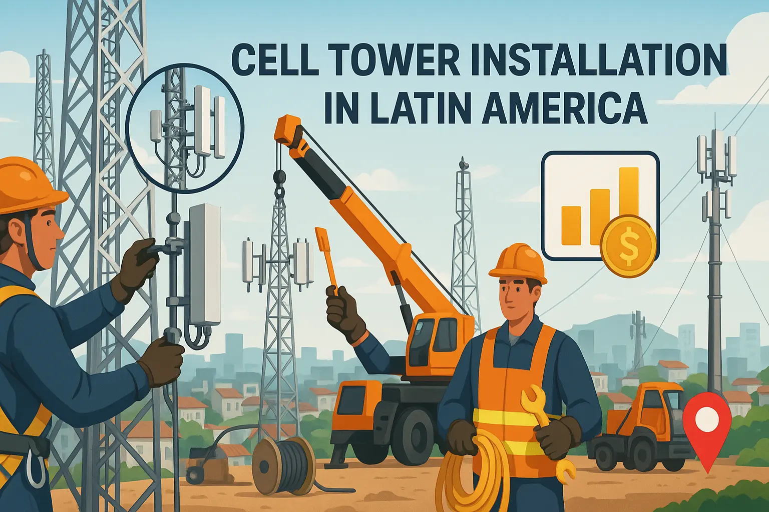 Cell Tower Installation in Latin America