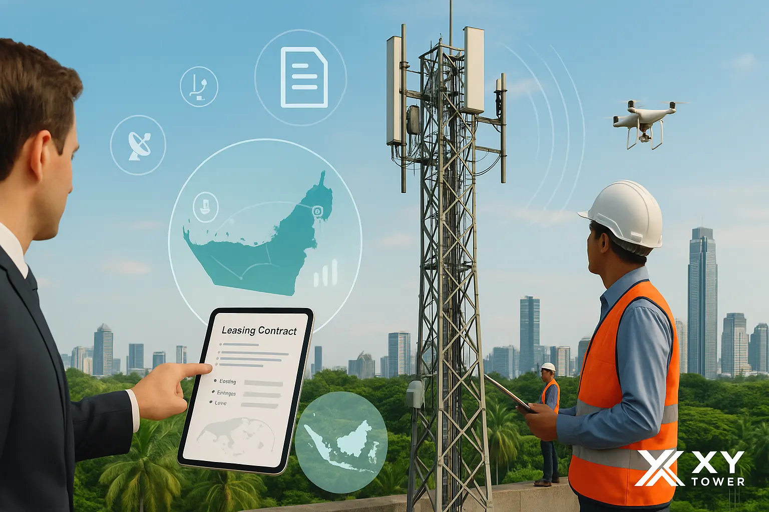 Cell Tower Leasing Options in Indonesia
