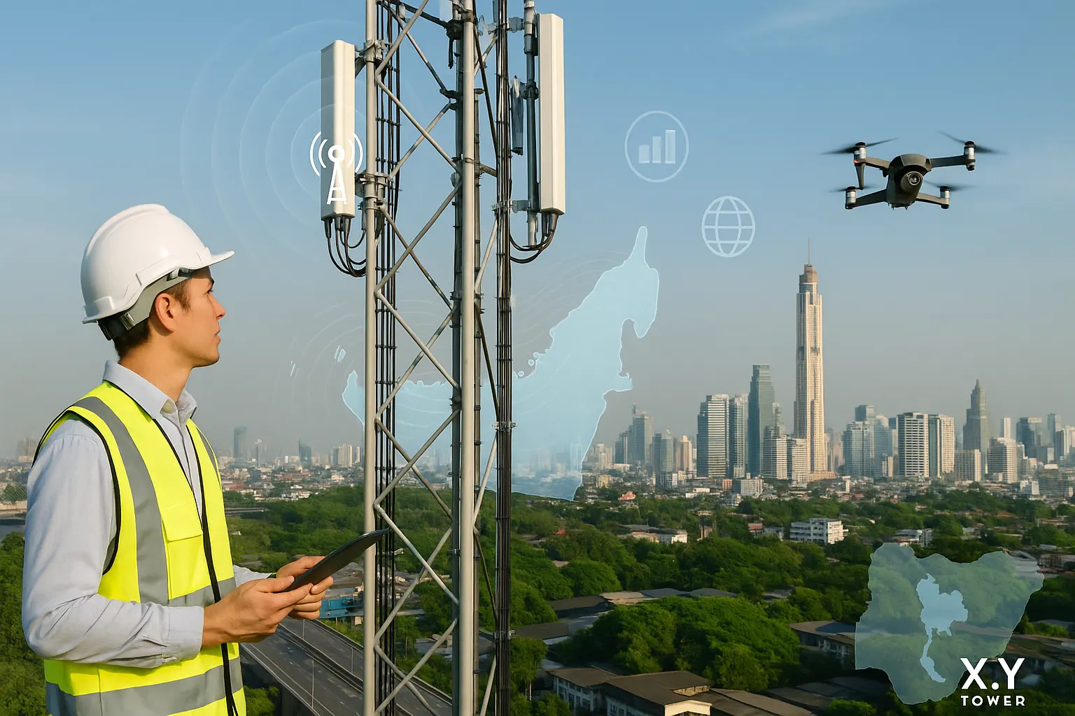 Telecommunication Tower Infrastructure in Thailand