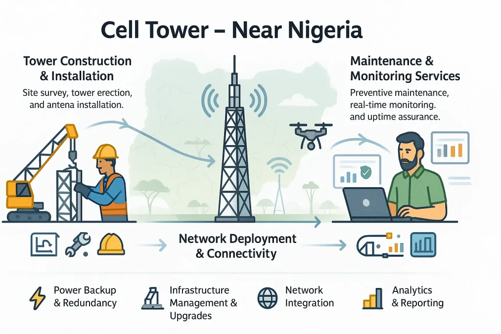 cell tower near Nigeria