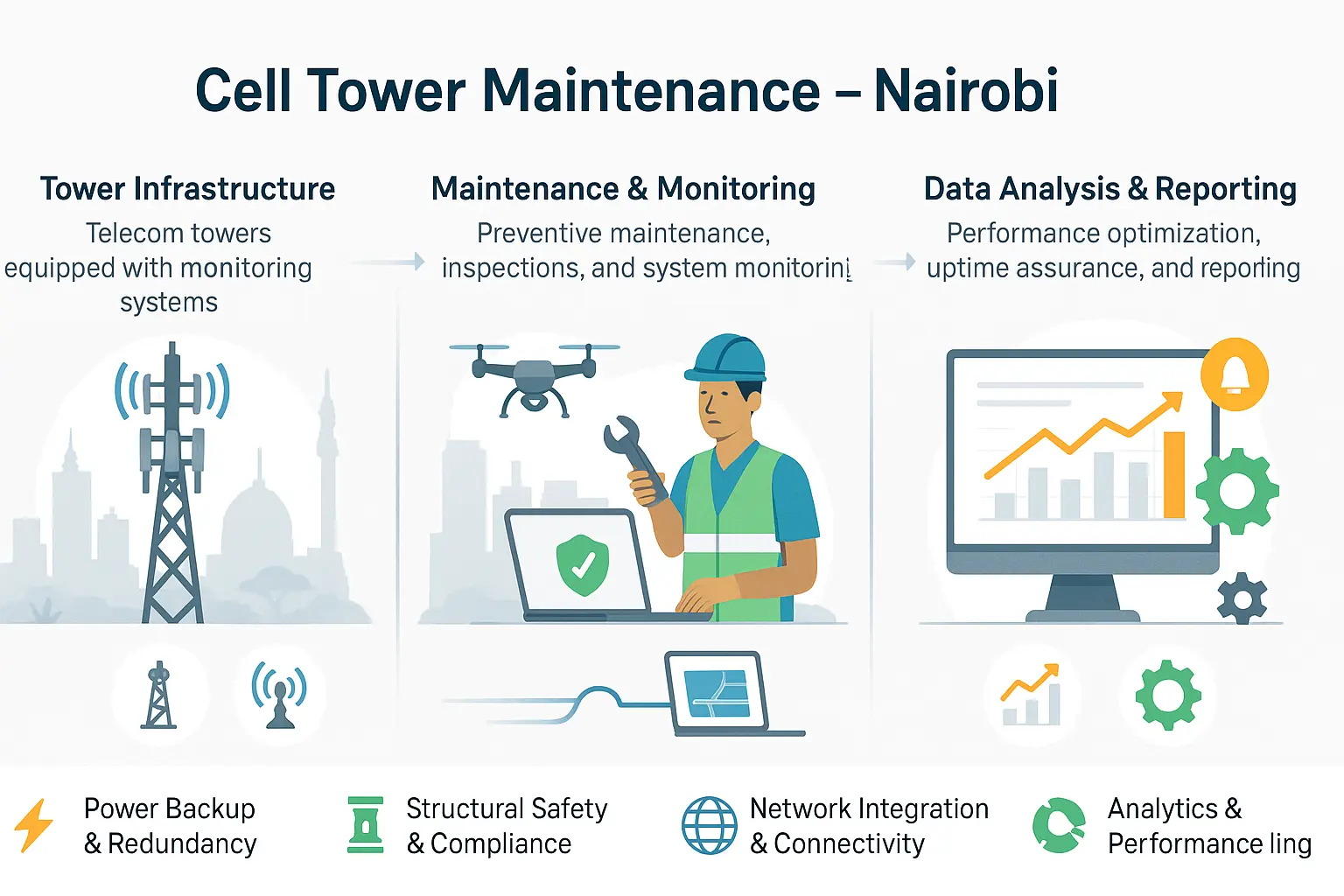 Cell Tower Maintenance in Nairobi