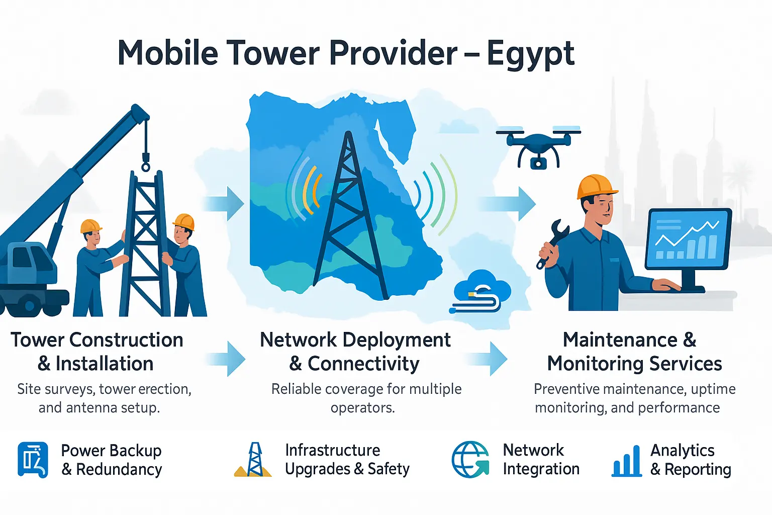 mobile tower provider Egypt