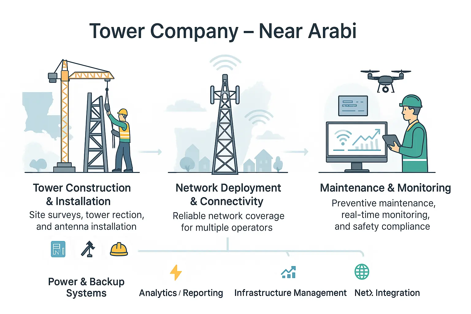 tower company near Arabi