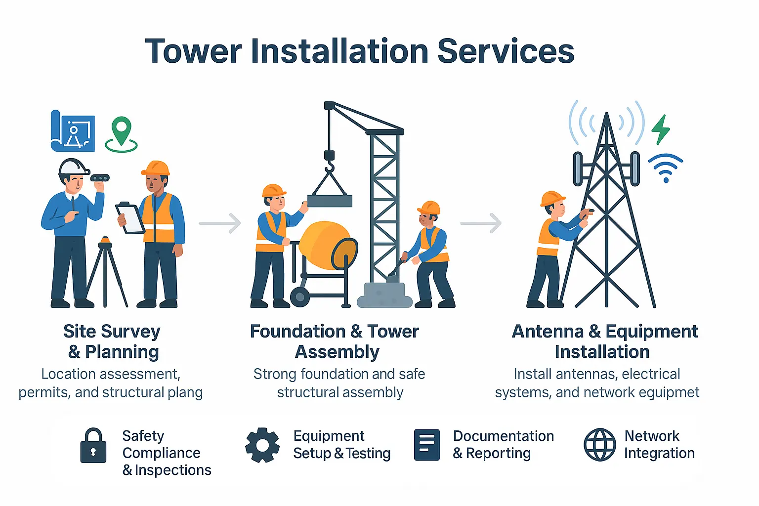 tower installation service