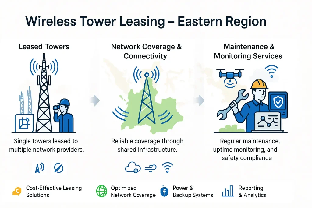 wireless tower leasing Eastern