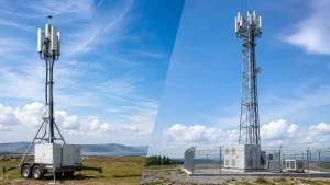 Mobile vs Fixed Cell Towers