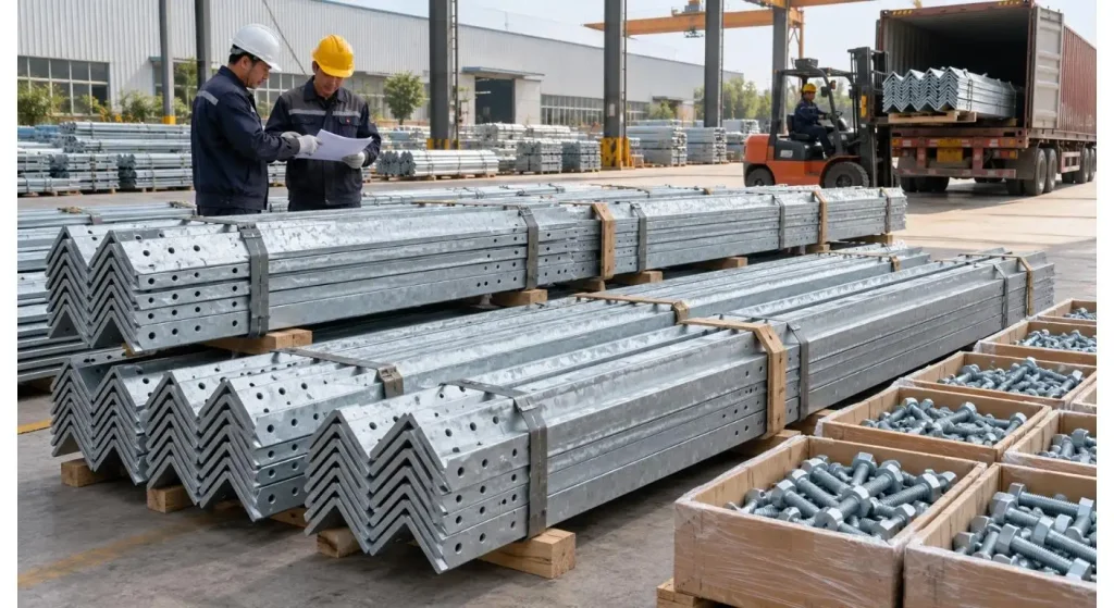 Angle Connection Design Planning Angle Steel Towers for a Transmission Line Project